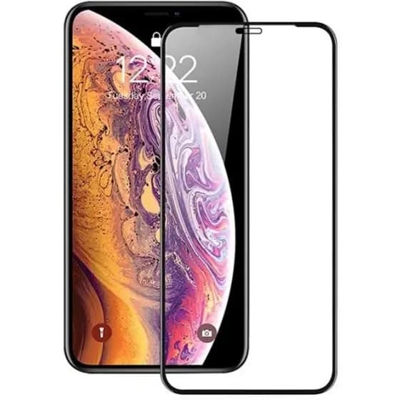 محافظ صفحه نمایش شیشه ای تمام چسب آیفون Full Glass 2.5D Screen Protector Apple iphone 11 Pro — تصویر ۲