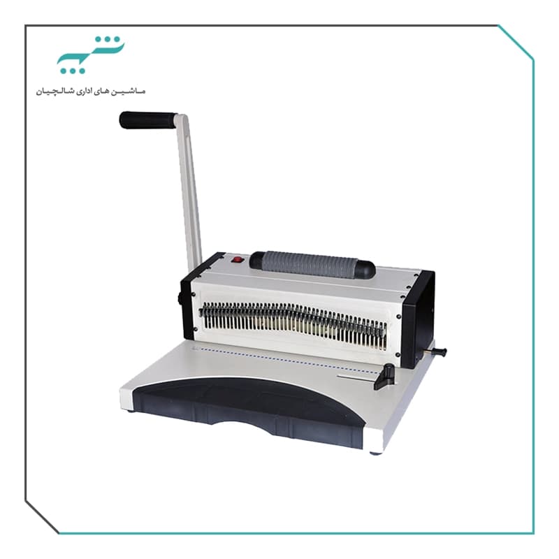 دستگاه صحافی فنر زن فلزی مورب مدل Qtech 9028A