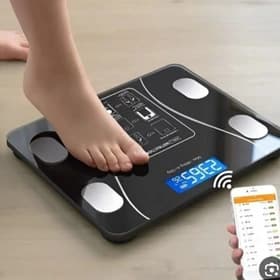 ترازو وزن کشی هوشمند دیجیتالی بلوتوثی کمری comry قابل اتصال به موبایل — تصویر ۷