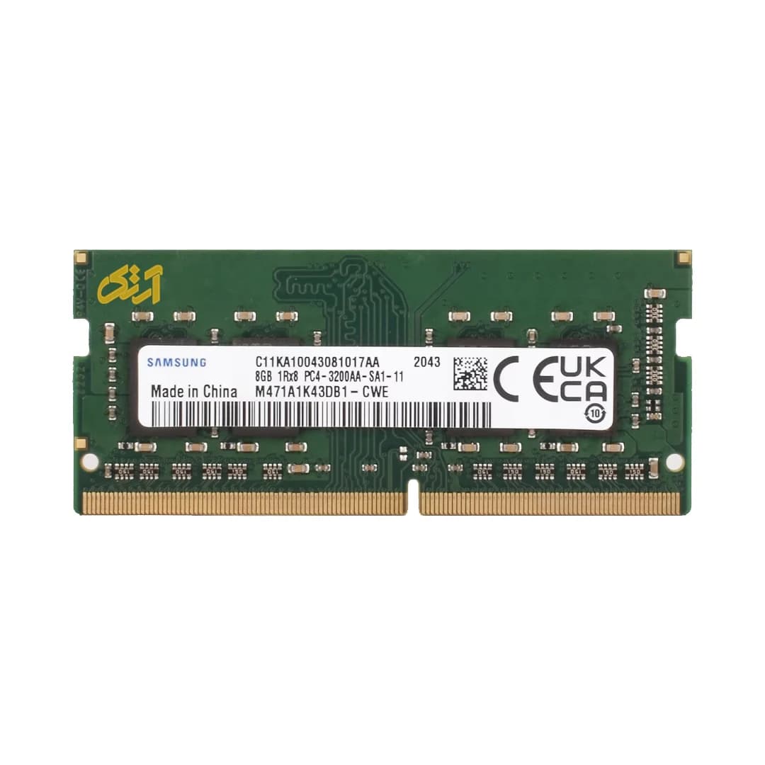 رم لپ تاپ Samsung 8GB PC4-3200AA DDR4