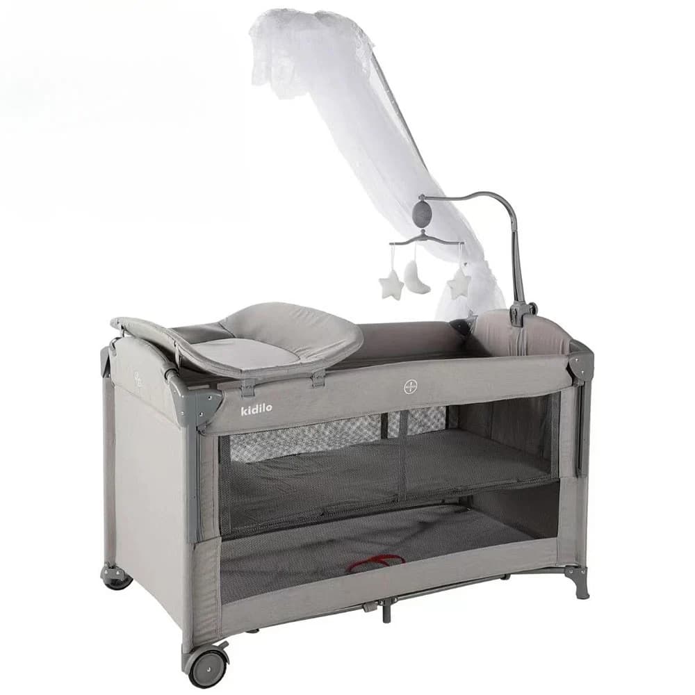 تخت و پارک نوزاد کیدیلو Kidilo مدل T702L — تصویر ۶
