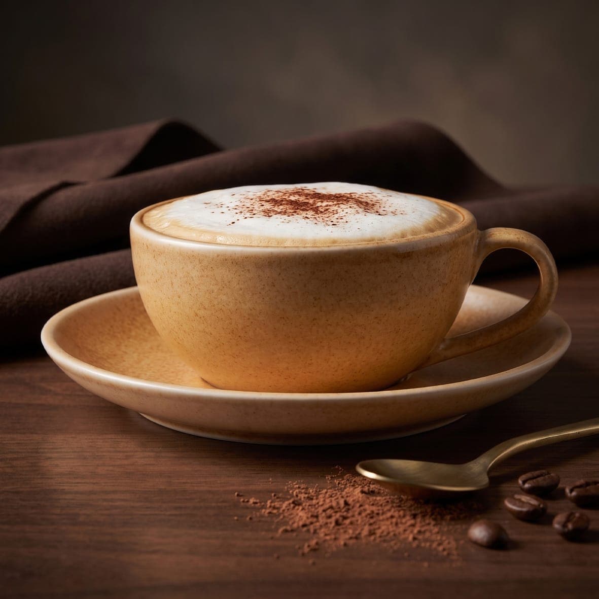 سرویس چینی کاپوچینو خوری ۴ پارچه کرم