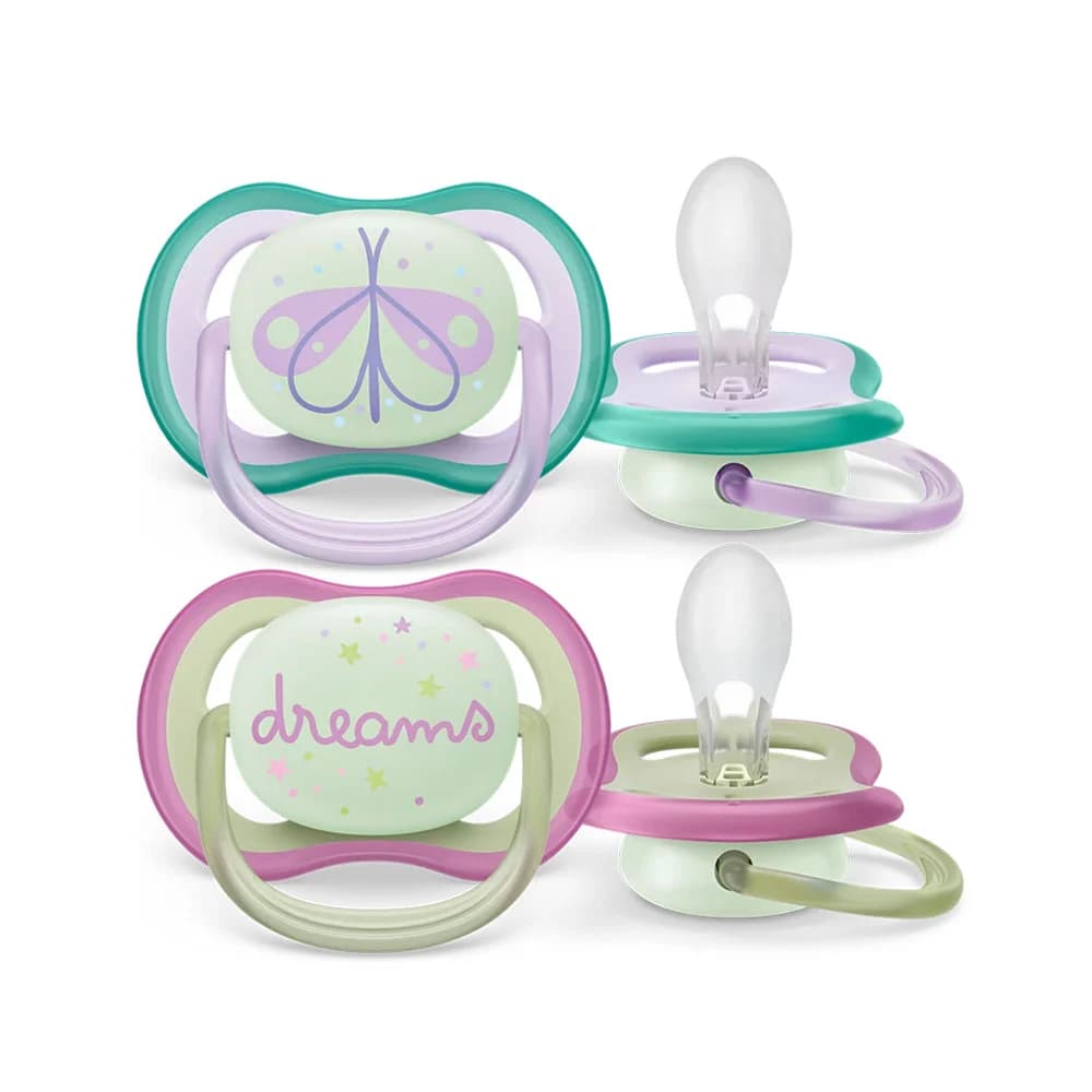 پستانک الترا ایر شبرنگ 0 تا 6 ماه فیلیپس اونت Philips Avent مدل SCF37619 — تصویر ۳