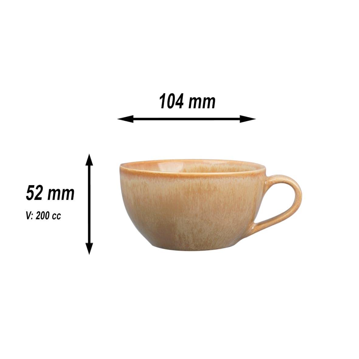 ّسرویس چینی کاپوچینو خوری ۱۲ پارچه آمبره — تصویر ۲