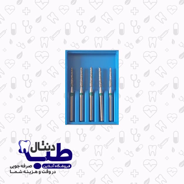 فرز الماسی تیپر کوتاه دندانپزشکی _012_کدIQDENT_850G