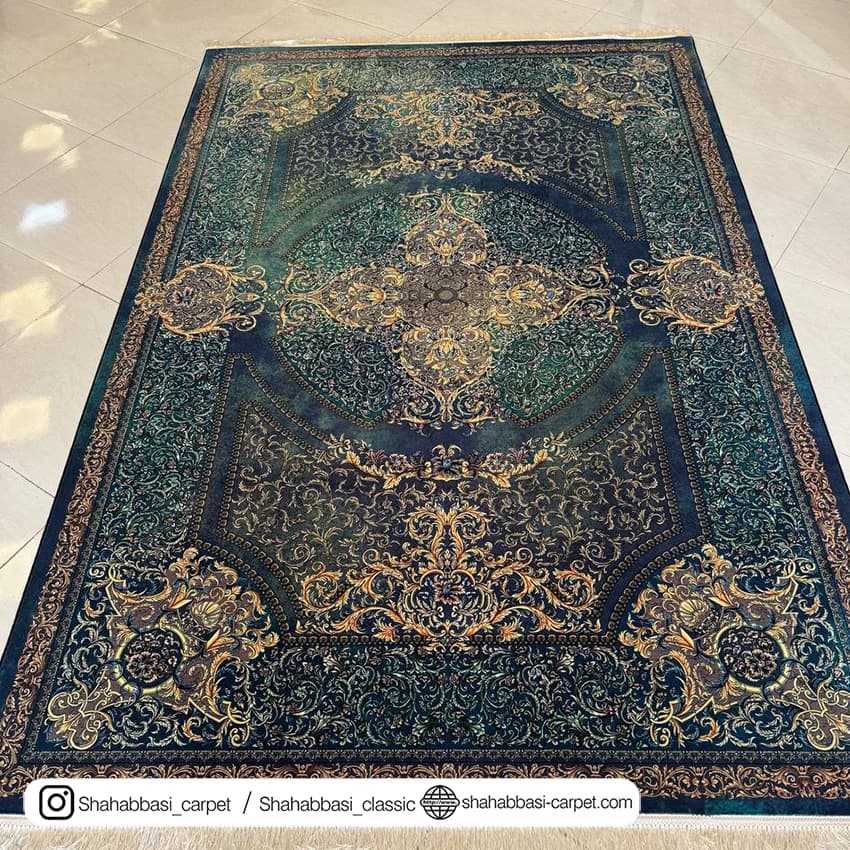 فرش ماشینی ونوس کد 1200205 کله غازی — تصویر ۴