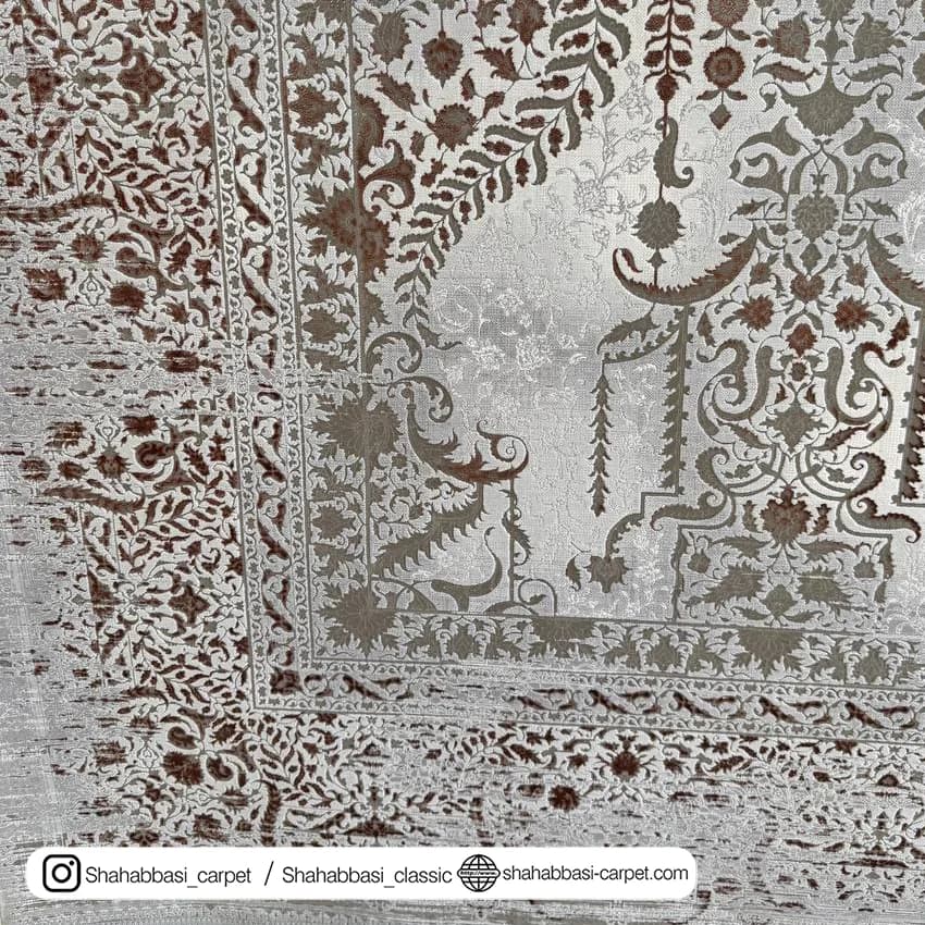 فرش دیبا کد 1500145 نقره ای — تصویر ۷