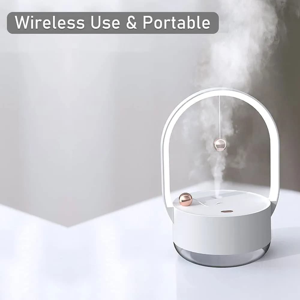 چراغ خواب و دستگاه بخور Magnetic Night Light Humidifier — تصویر ۳
