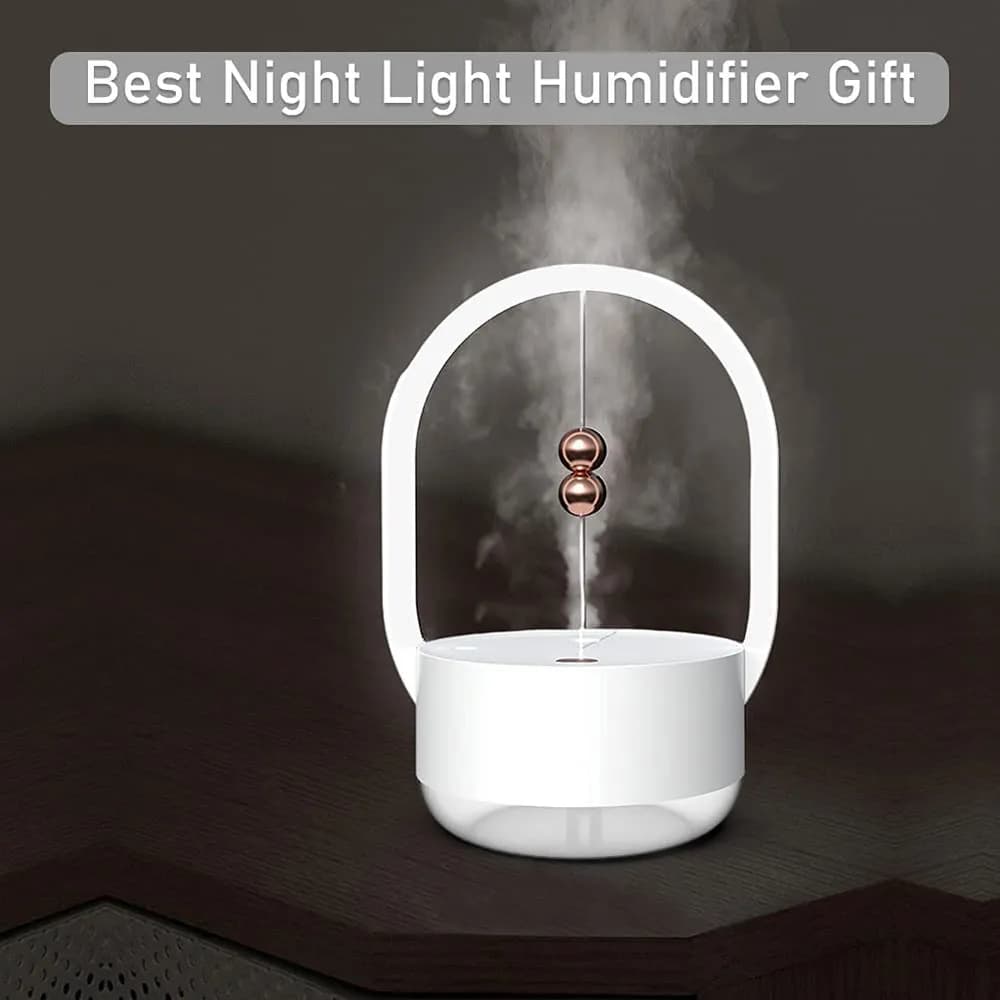 چراغ خواب و دستگاه بخور Magnetic Night Light Humidifier — تصویر ۶
