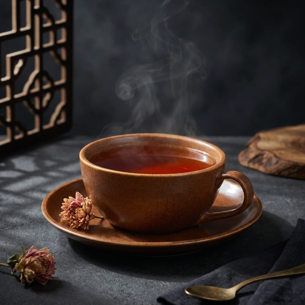 سرویس چینی کاپوچینو خوری 12 پارچه قهوه‌ای پوینت کالر — تصویر ۵