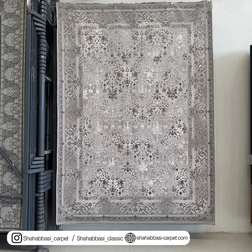 فرش دیبا کد 1500144 نقره ای — تصویر ۶