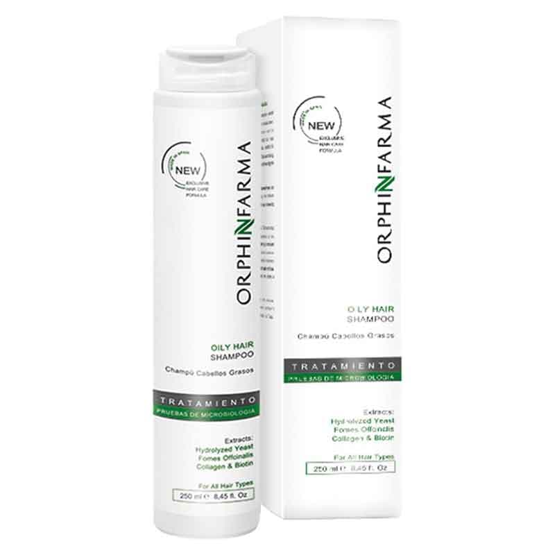 شامپو مو اورفین فارما مدل OILY HAIR حجم 250 میلی لیتر — تصویر ۴