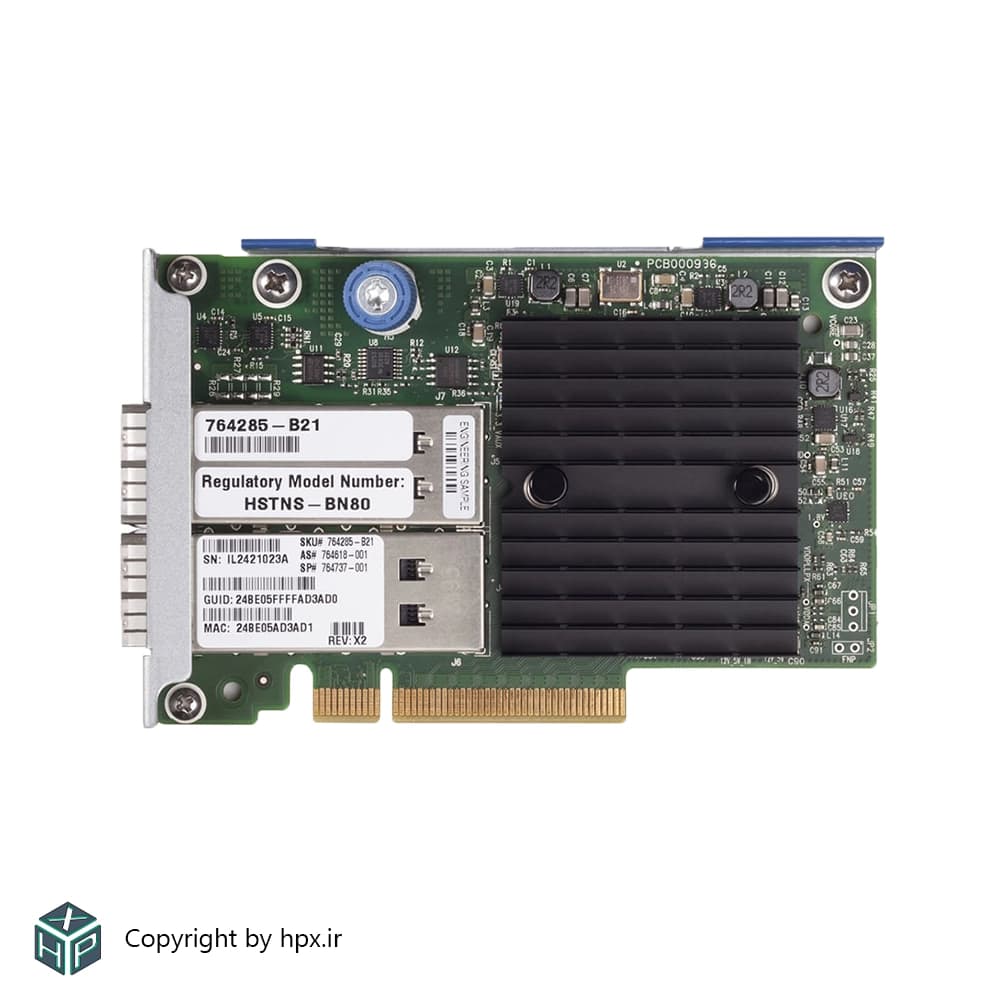 کارت شبکه HPE Infiniband 40Gbps 2-Port 544FLR-QSFP Adapter
