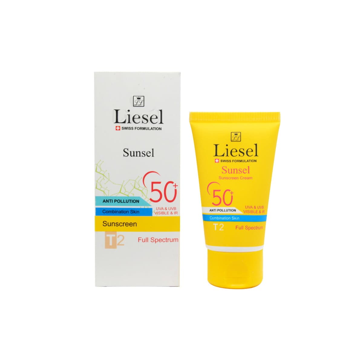 کرم ضدآفتاب پوست مختلط لایسل (SPF50) — تصویر ۴