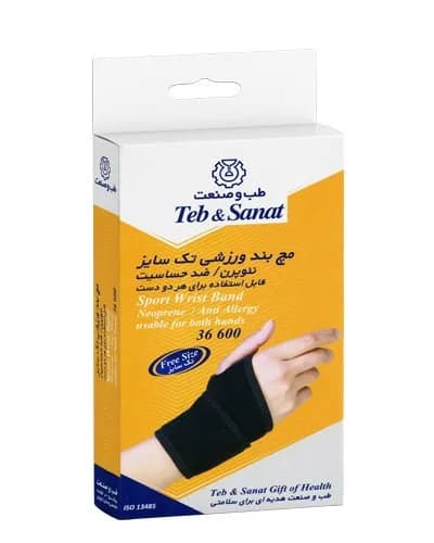 مچ بند نئوپرن ورزشی تک سایز طب و صنعت — تصویر ۳