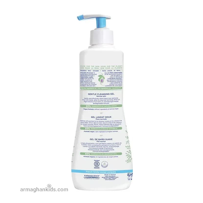 شامپو سر و بدن 2 در 1 ماستلا 500میل | Mustela — تصویر ۲