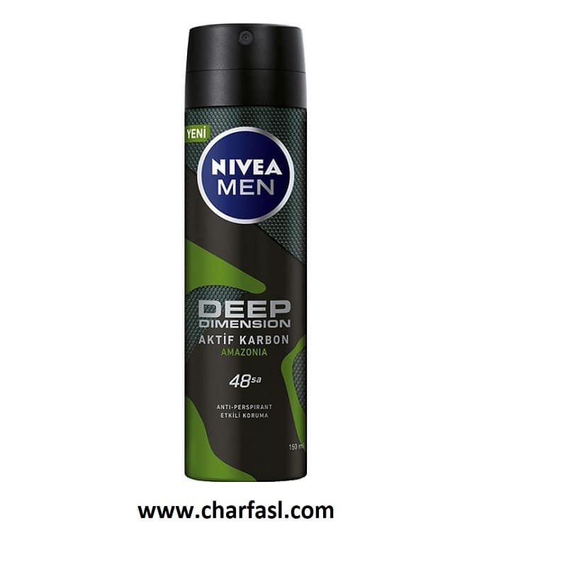 اسپری ضد تعریق مردانه نیوآ سری deep مدل Amazonia حجم 150 میلی لیتر