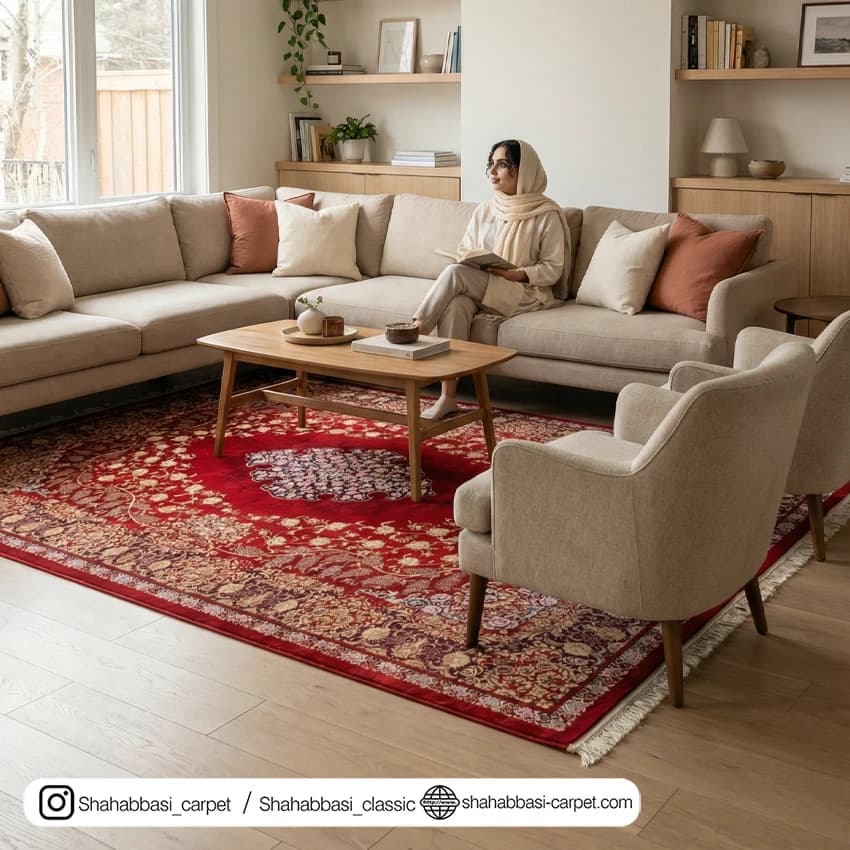 فرش ماشینی ونوس کد 1200204 لاکی