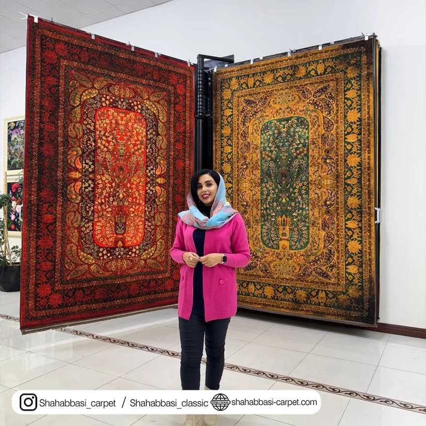 فرش 77 رج کد 77129 خردلی — تصویر ۶
