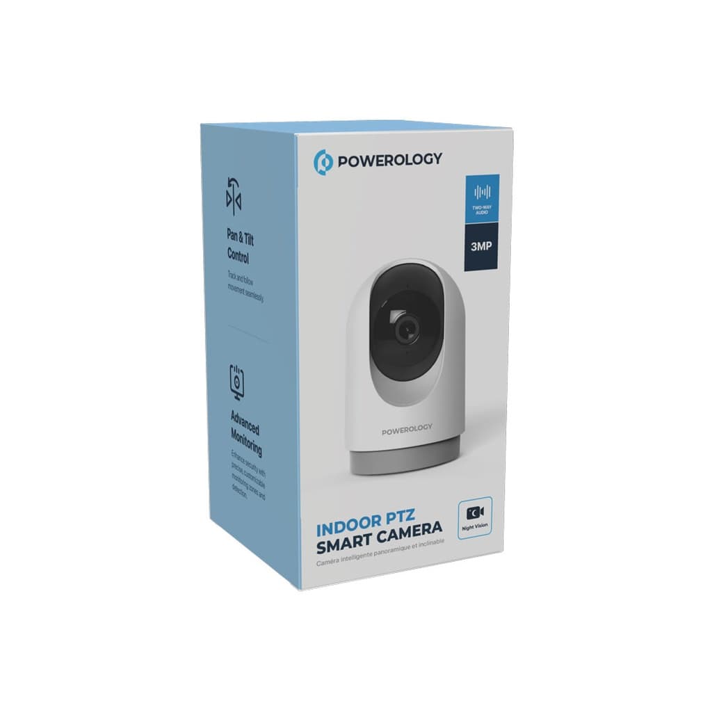 دوربین نظارتی تحت شبکه هوشمند پاورولوژی Powerology Indoor PTZ Smart Camera PTZCAMWH — تصویر ۱۰