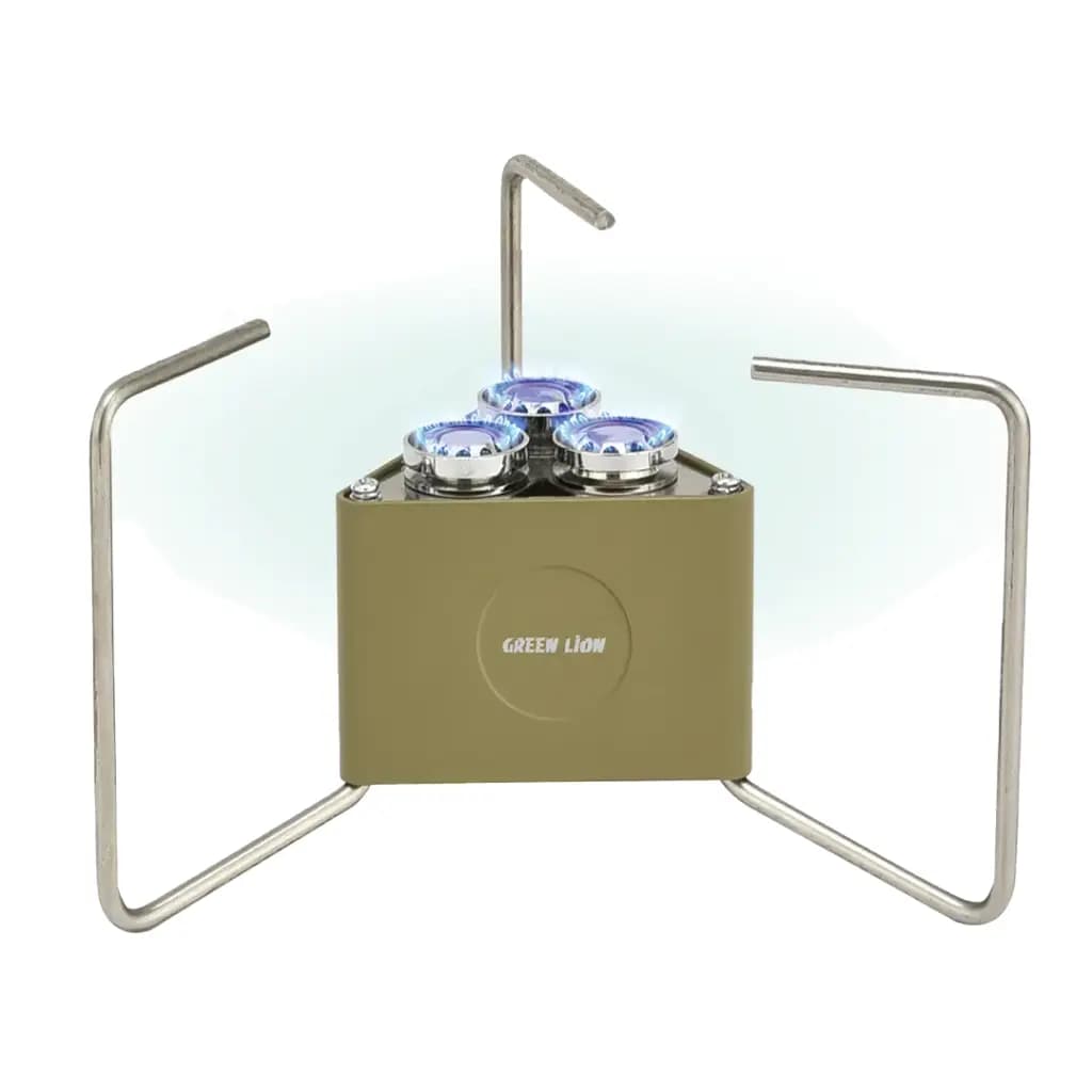 اجاق گاز قابل حمل کمپینگ گرین لاین Green Lion 3-Burner Foldable Camping Stove GN3BRNFLDCS — تصویر ۵