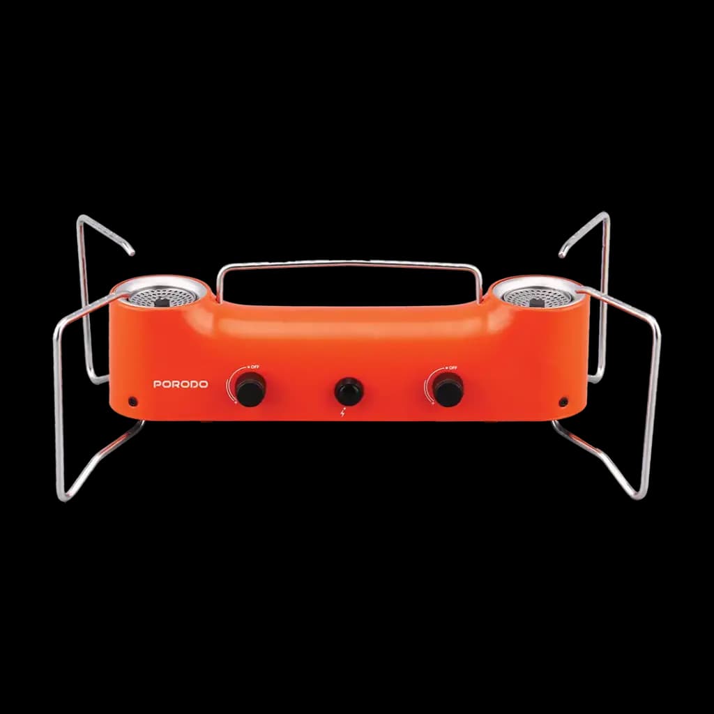 اجاق گاز کمپینگ پرودو Porodo Lifestyle Dual Burner Camping gas Stove PDLFSTJY02
