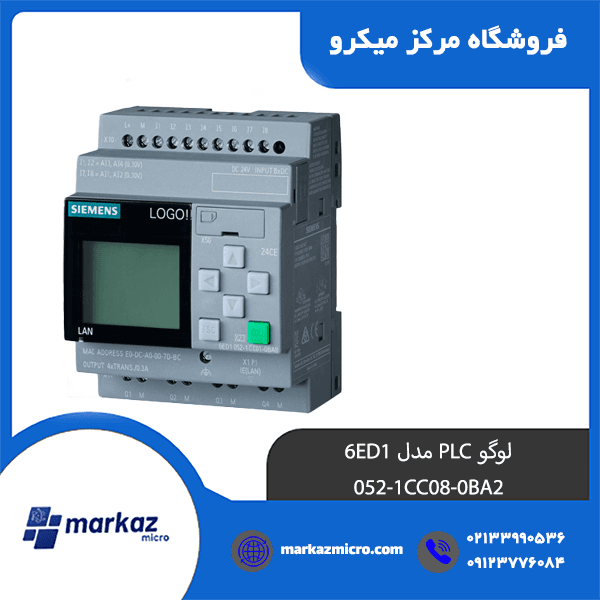 لوگو‌ PLC مدل 6ED1 052-1CC08-0BA2 — تصویر ۲