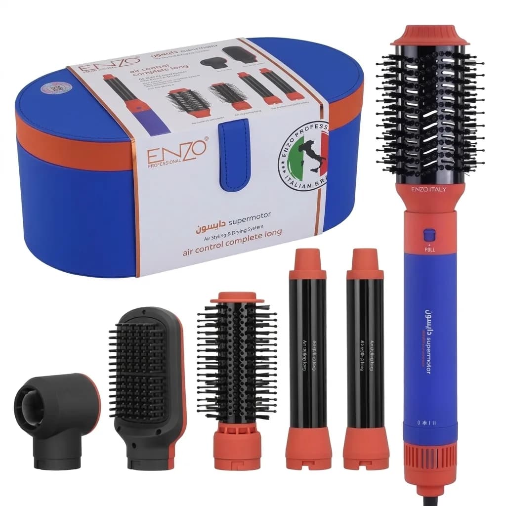 سشوار دایسون انزو ENZO Professional 6-in-1 Hair Dryer Brush & Multi Styler EN-4133 — تصویر ۱۱