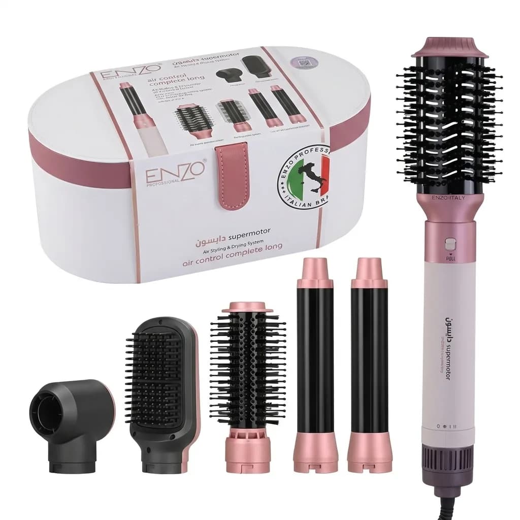 سشوار دایسون انزو ENZO Professional 6-in-1 Hair Dryer Brush & Multi Styler EN-4133 — تصویر ۸