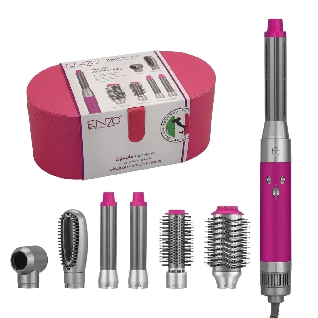 سشوار دایسون انزو ENZO Professional 6-in-1 Hair Dryer Brush & Multi Styler EN-4133 — تصویر ۳