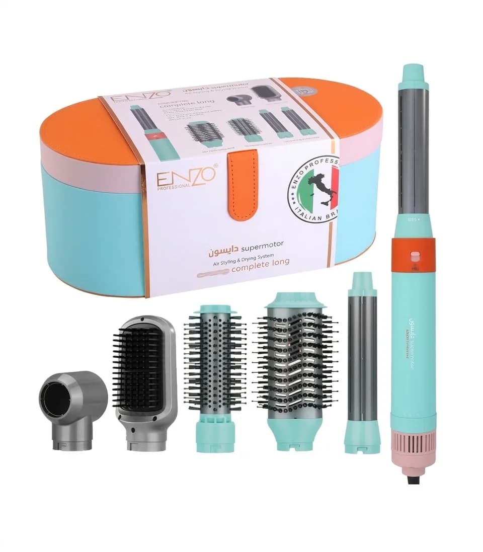 سشوار دایسون انزو ENZO Professional 6-in-1 Hair Dryer Brush & Multi Styler EN-4133 — تصویر ۴
