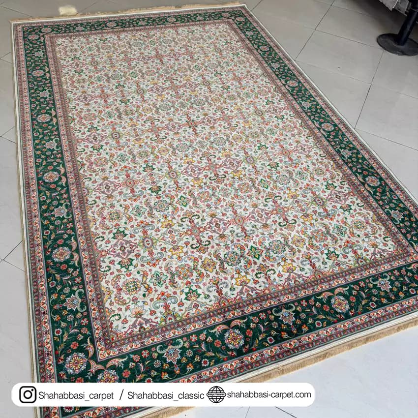 فرش ماشینی افرا کد 7000102 کرم — تصویر ۶