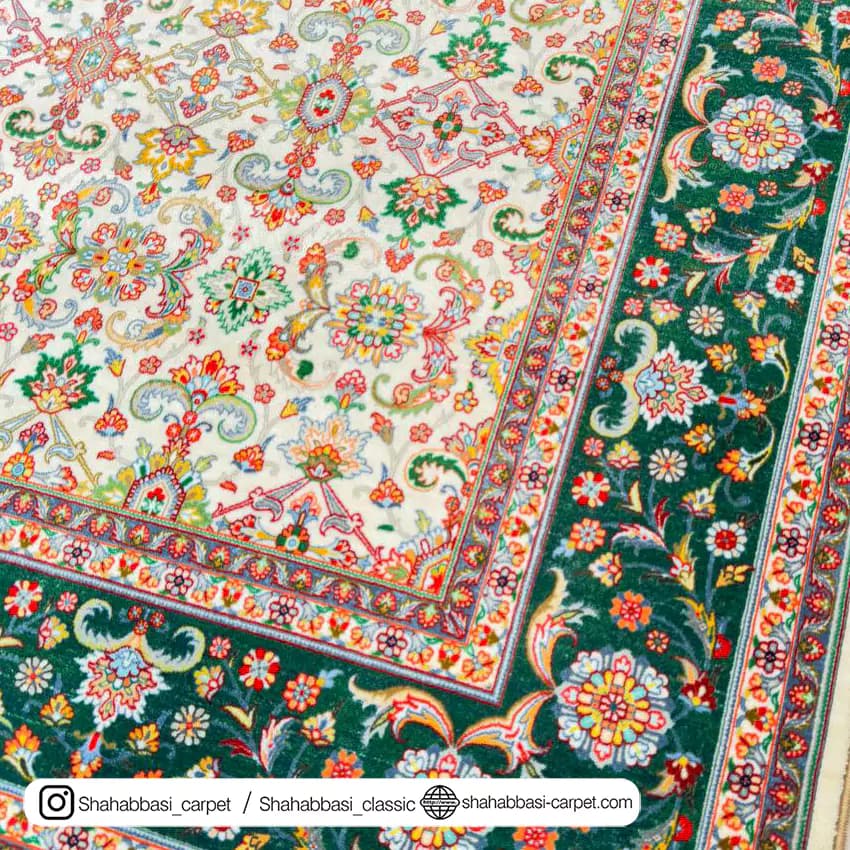فرش ماشینی افرا کد 7000102 کرم — تصویر ۳