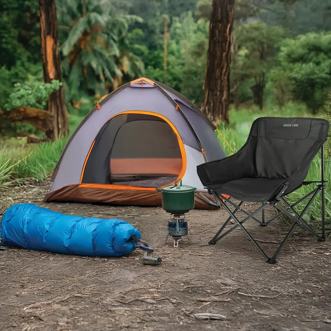 صندلی کمپینگ تاشو گرین لاین Green Lion Ranger Foldable Camping Chair GNFLCHAR — تصویر ۹