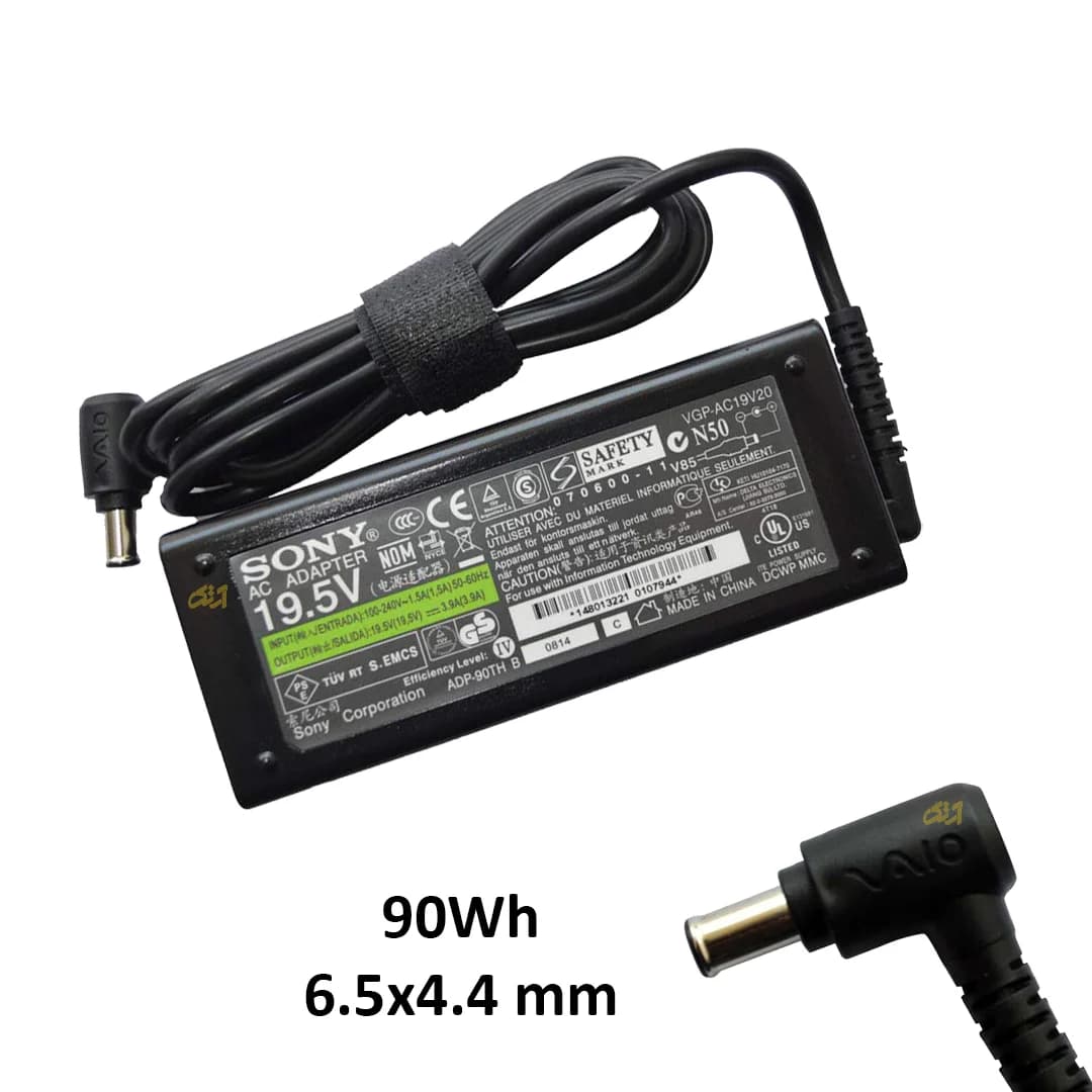آداپتور شارژر لپ تاپ سونی 19.5 ولت 4.7 آمپر adaptor laptop SONY VAIO GRS515M