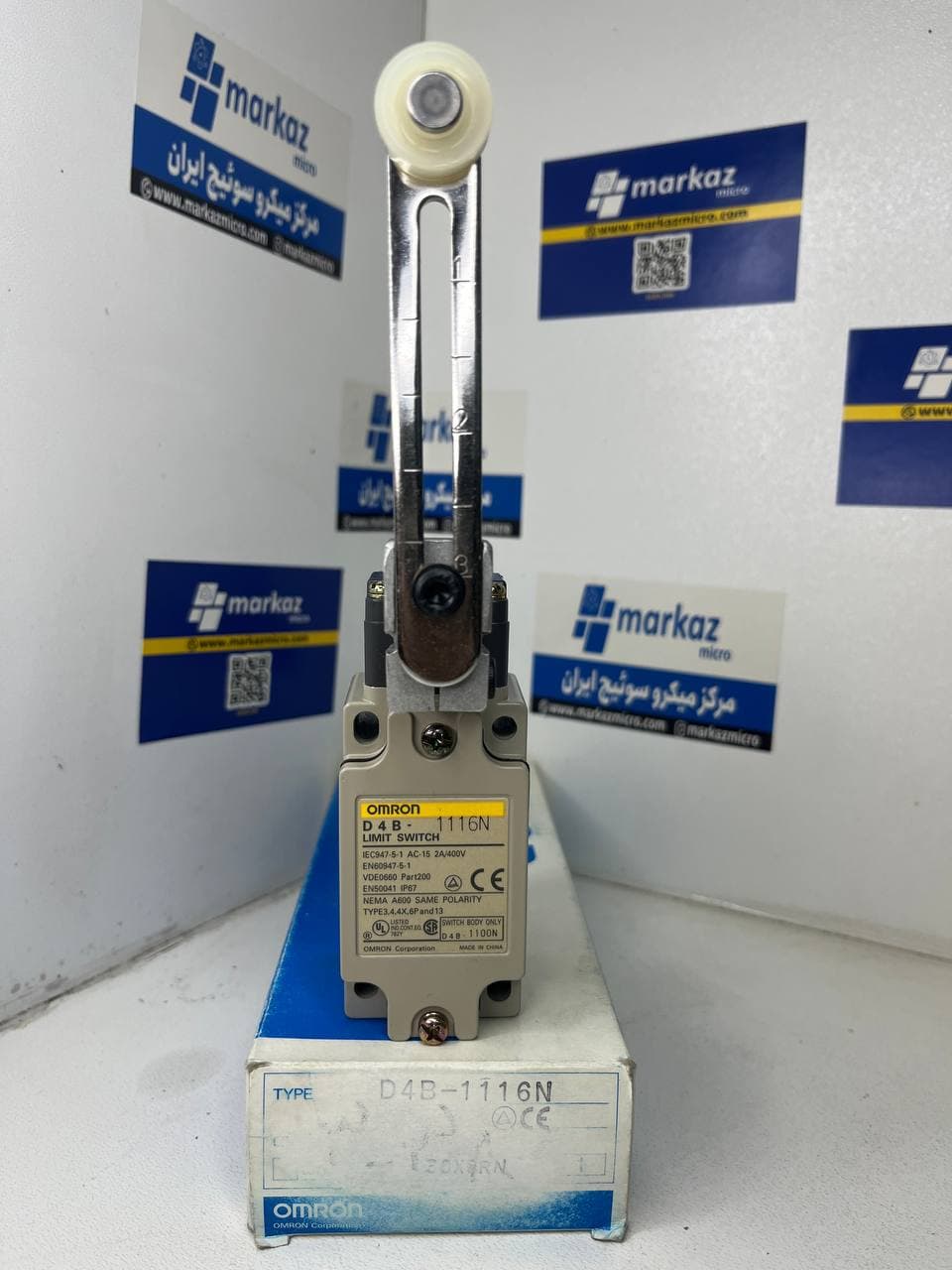 لیمیت سوئیچ D4B1116N برند OMRON — تصویر ۴