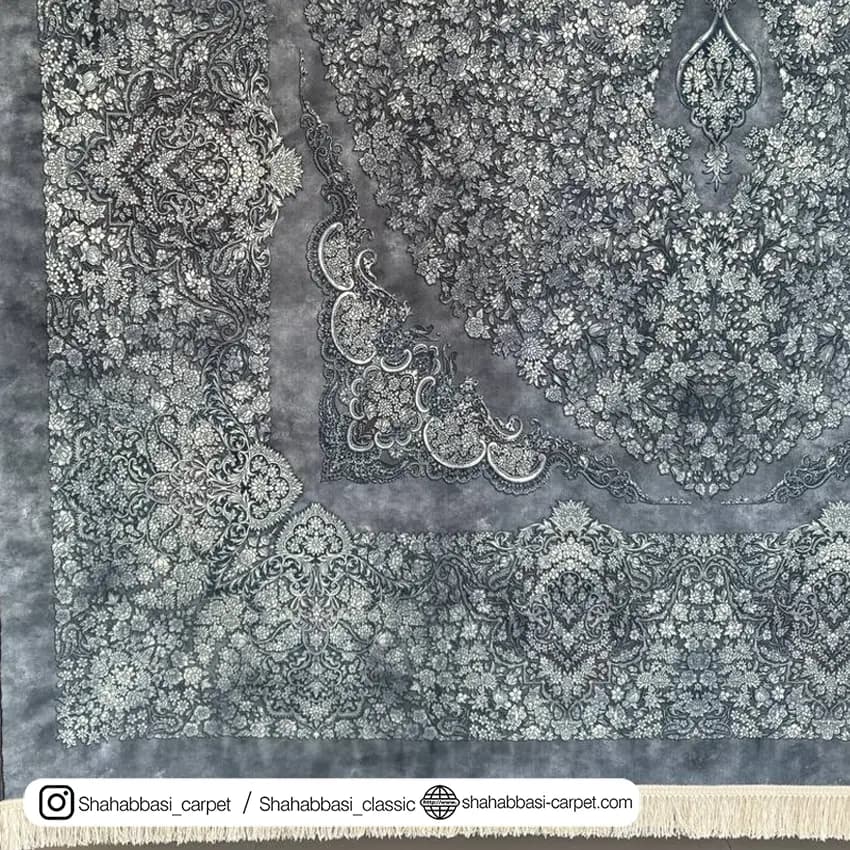 فرش ماشینی ونوس کد 1200181 طوسی — تصویر ۲