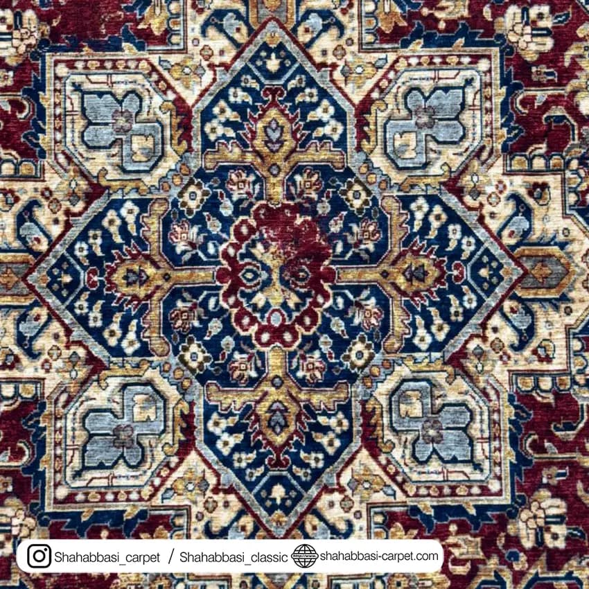 فرش کهنه نما کد 800508 لاکی — تصویر ۳