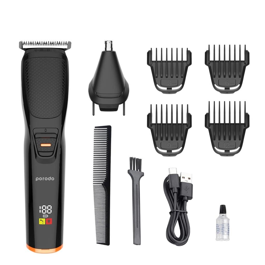 ماشین اصلاح چندکاره پرودو Porodo Multi-purpose Beard Trimmer And Smooth PD-LSR6N1GK — تصویر ۱۱