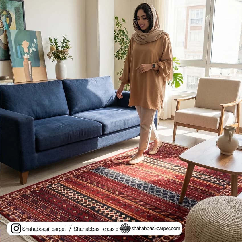فرش سنتی کد 800170 لاکی