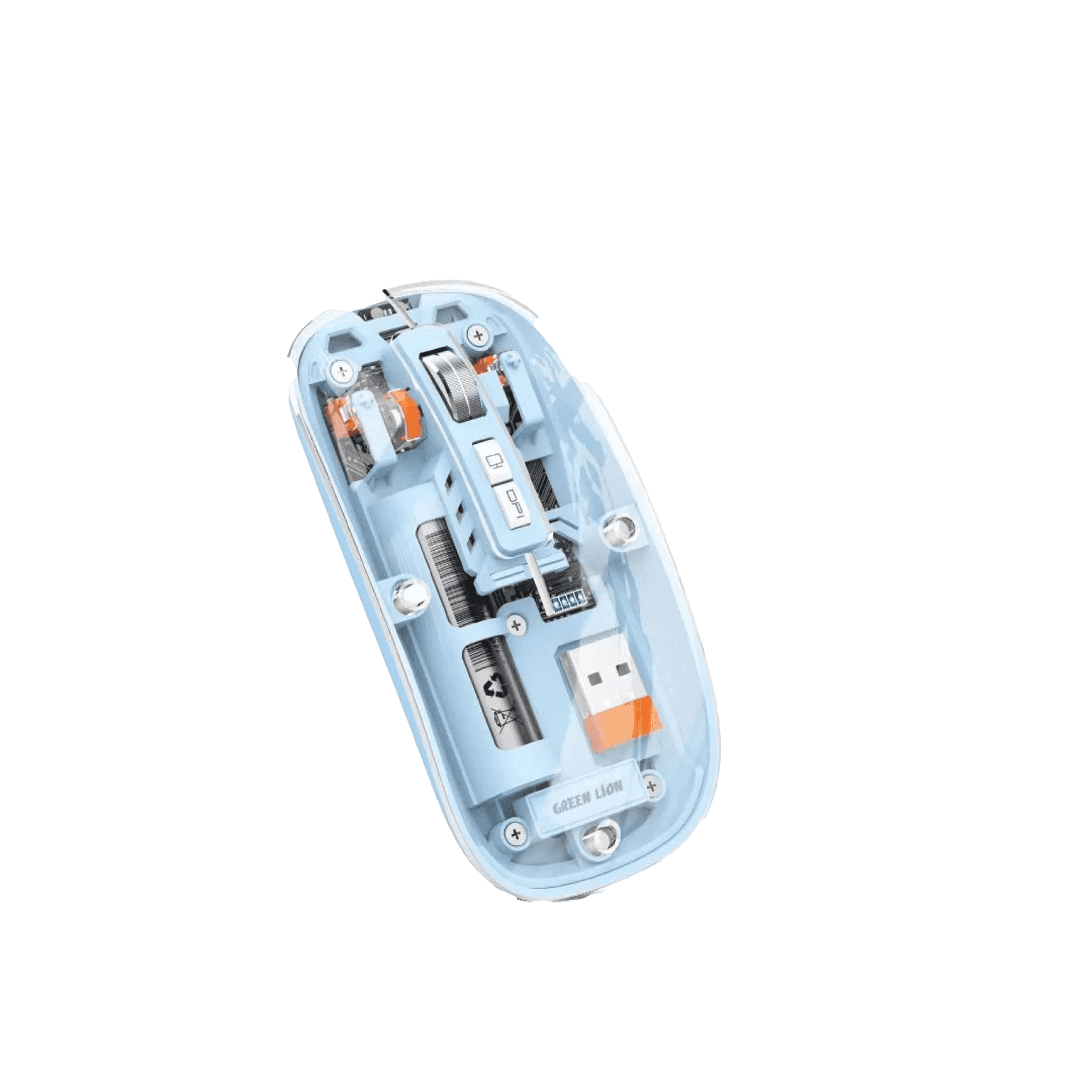 ماوس شفاف گرین لاین Green Lion Transparent Mouse 2 GNTRAMOUS2 — تصویر ۵
