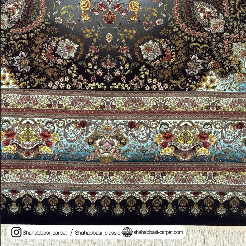 فرش ماشینی ونوس کد 1200184 دودی — تصویر ۵