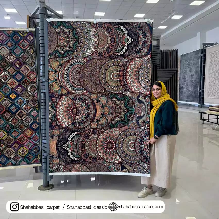 فرش چهل تکه کد 700430