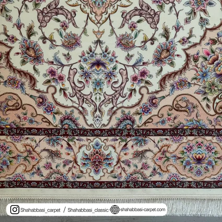 فرش ماشینی ونوس کد 1200177 کرم — تصویر ۳