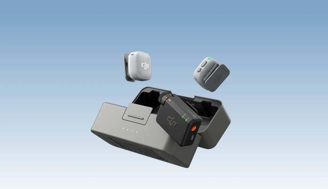 میکروفون یقه‌ای دی‌جی‌آی DJI Mic Mini 2 (2 TX + 1 RX + Charging Case) — تصویر ۴