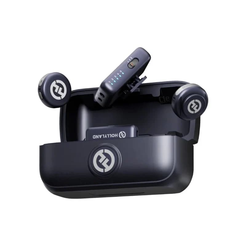 میکروفون یقهای هالی لند (2TX & 2RX) Hollyland Lark M3 Wireless Microphone