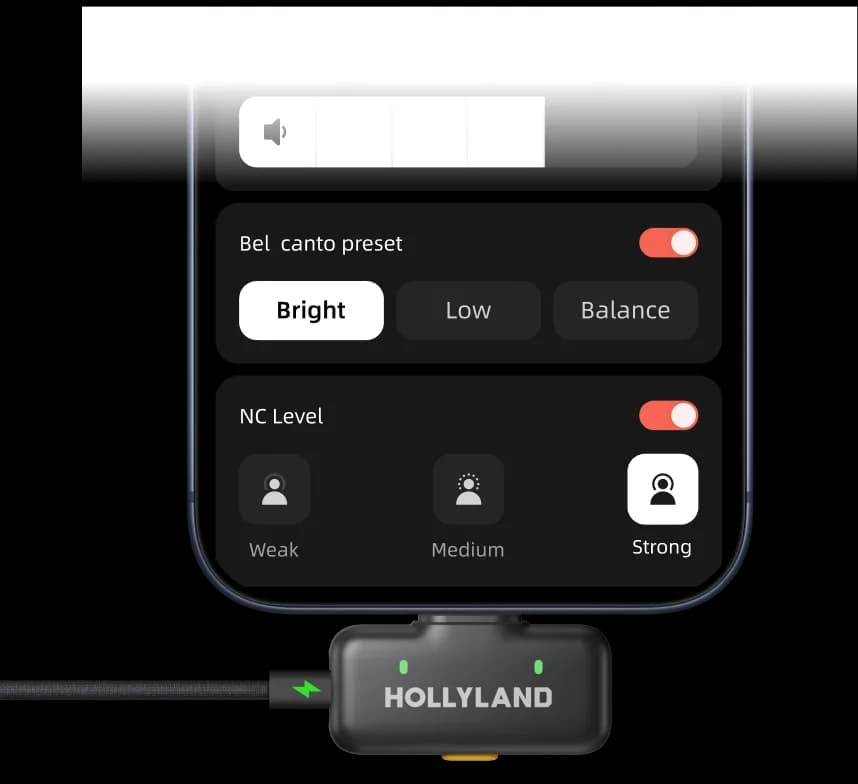 میکروفون یقهای هالی لند Hollyland Lark A2 Duo Wireless Microphone — تصویر ۶