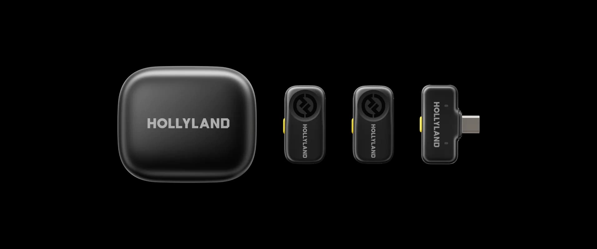 میکروفون یقهای هالی لند Hollyland Lark A2 Duo Wireless Microphone — تصویر ۴