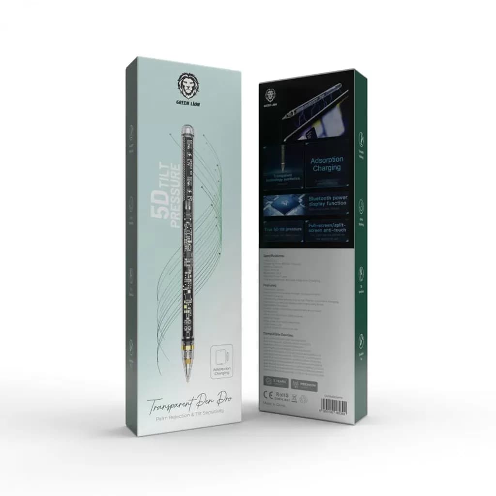 قلم لمسی گرین لاین Green Lion Transparent Pen Pro GNTRAPENPTP — تصویر ۴