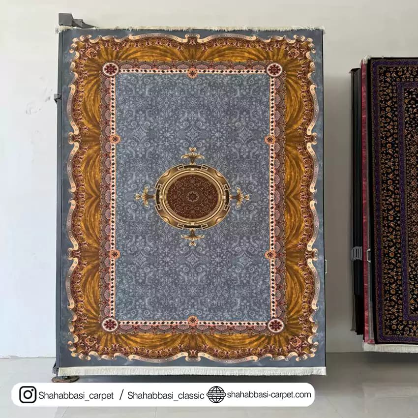 فرش پاریس کد 1000106 آبی — تصویر ۲